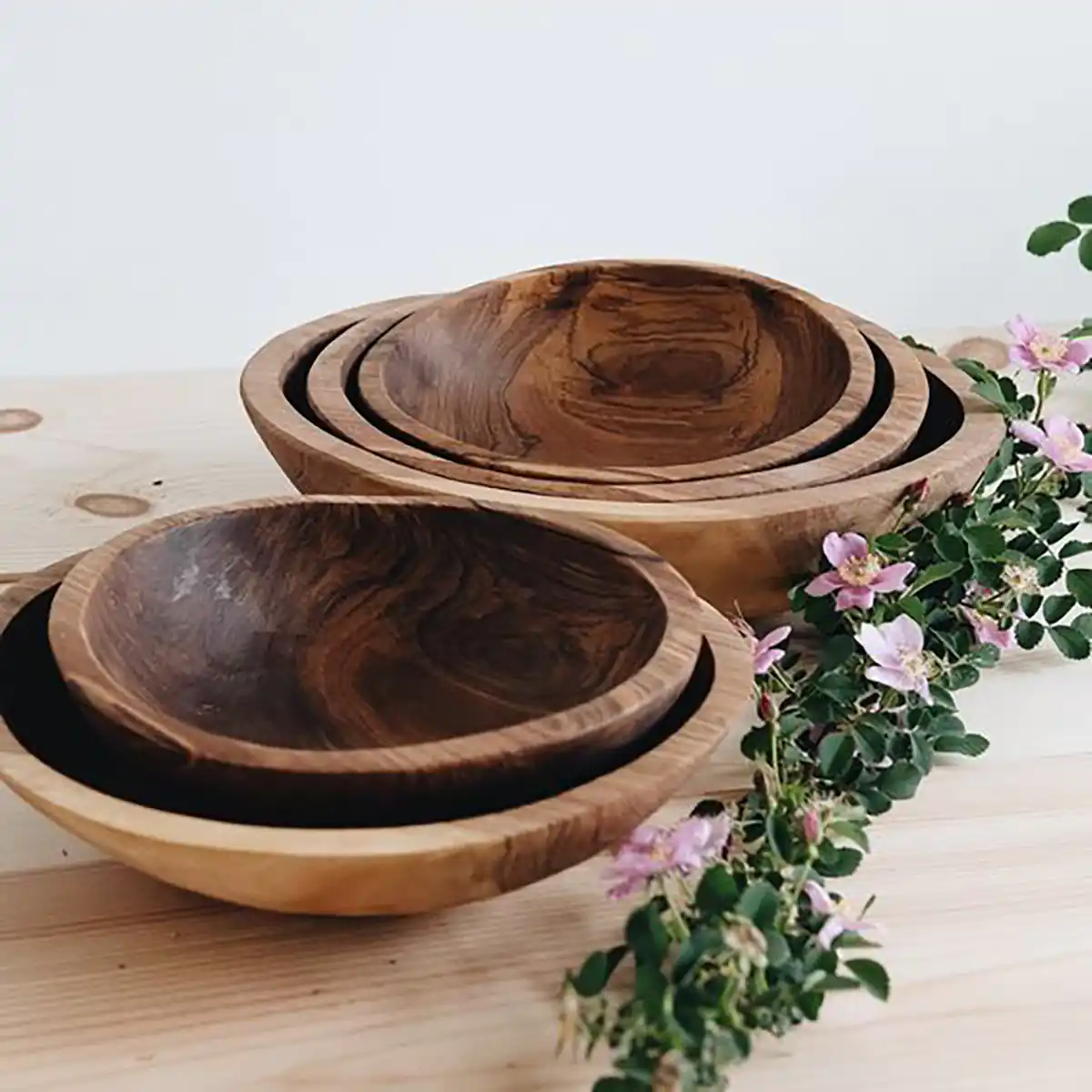 کاسه های چوبی مدرن