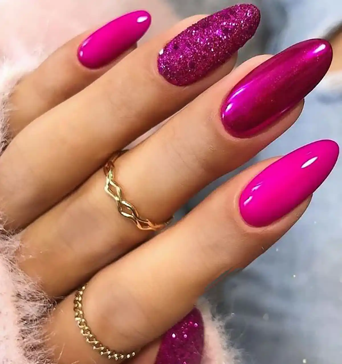 کاشت ناخن سرخابی