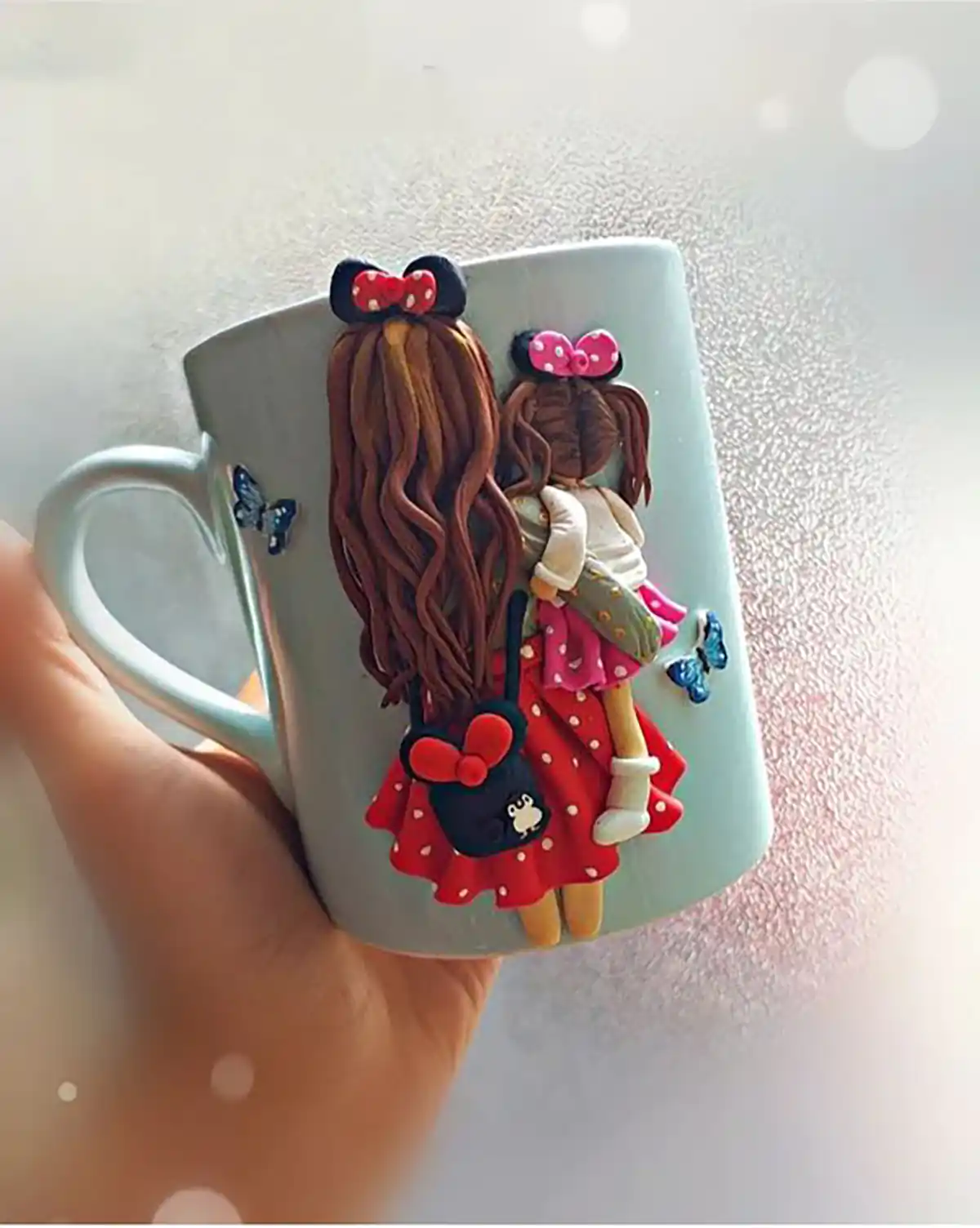 ماگ خمیری مادر فرزندی
