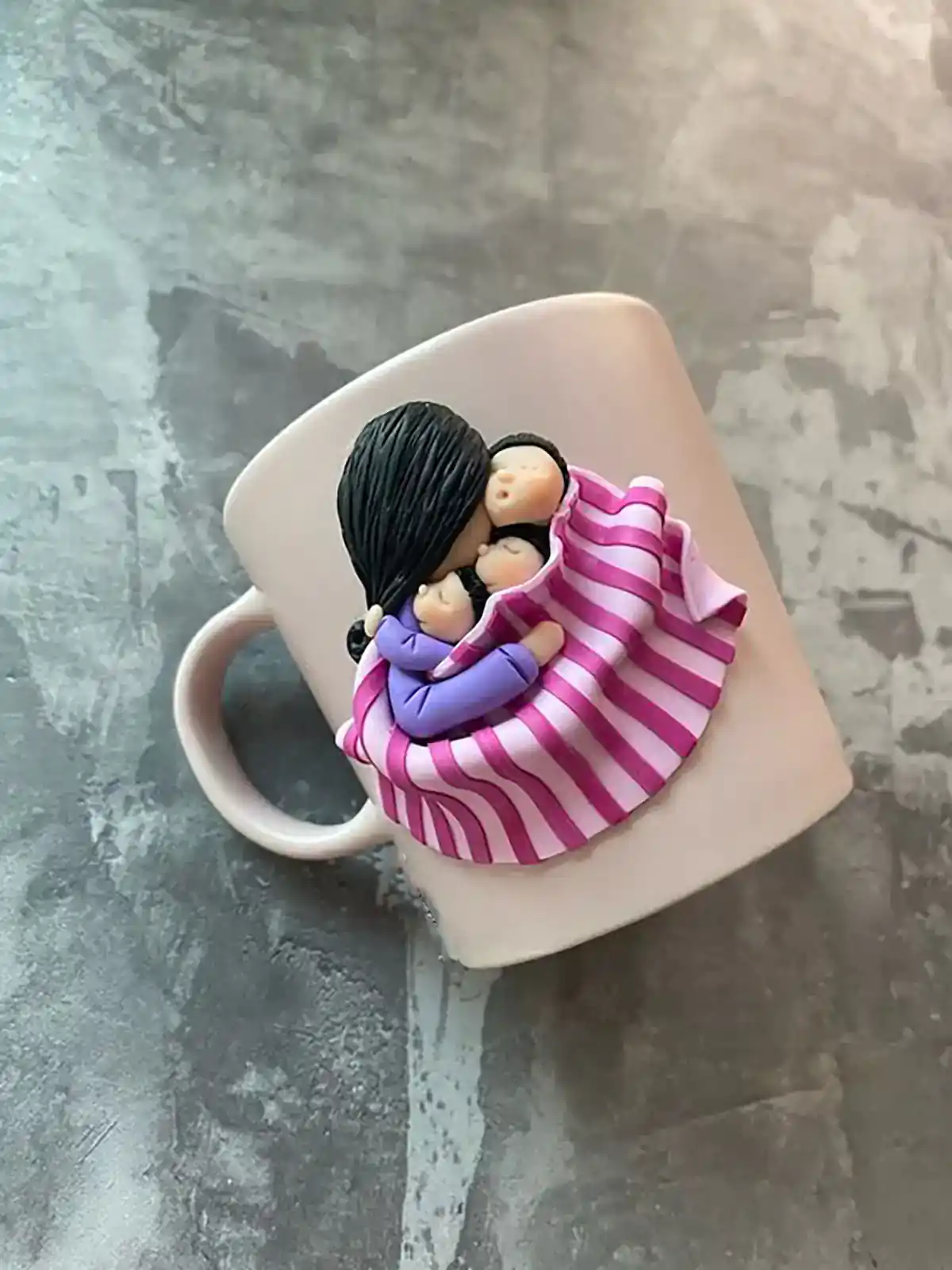 ماگ خمیری مادر فرزندی