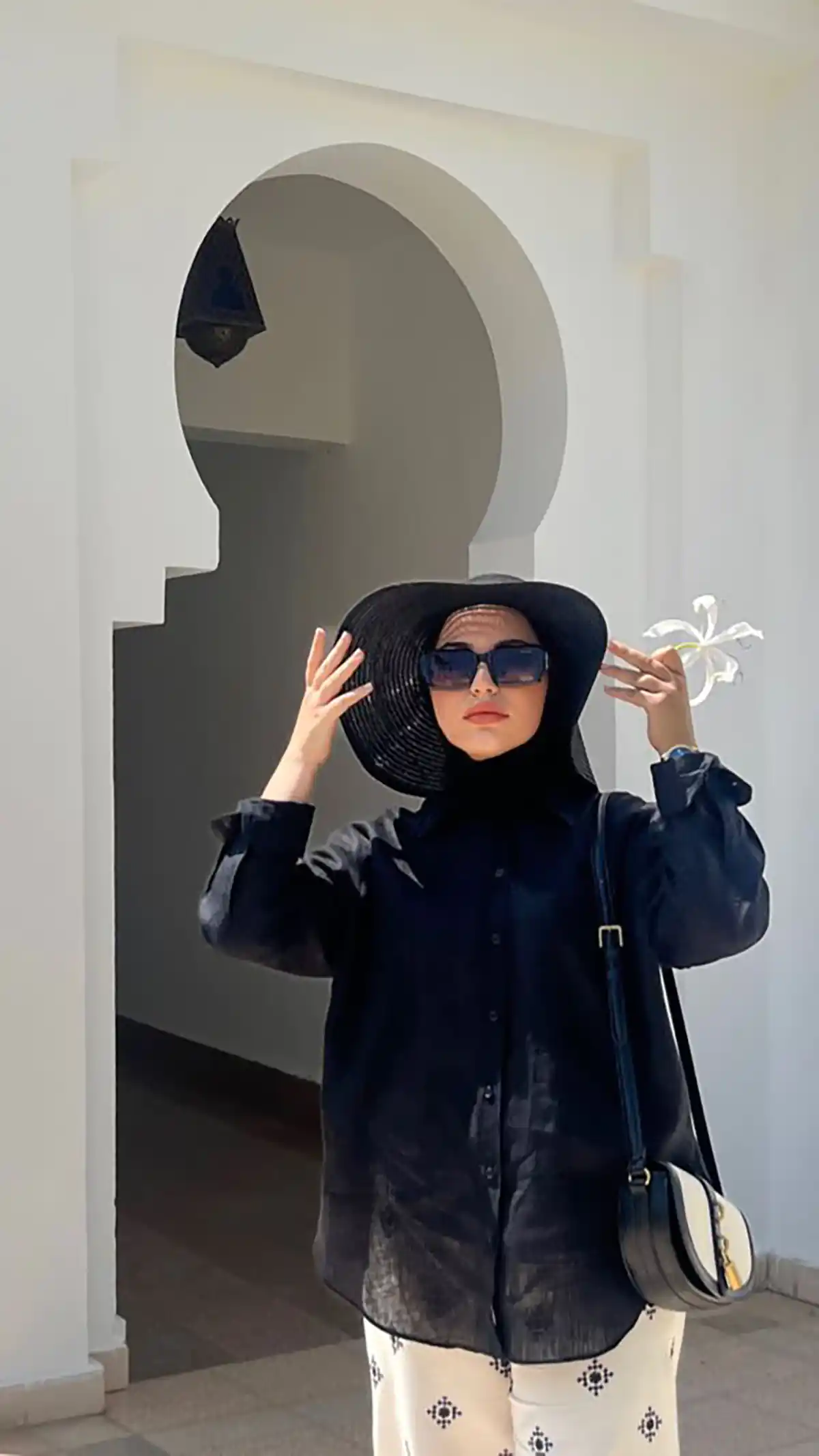 مانتو پیراهنی مشکی خنک تابستونی