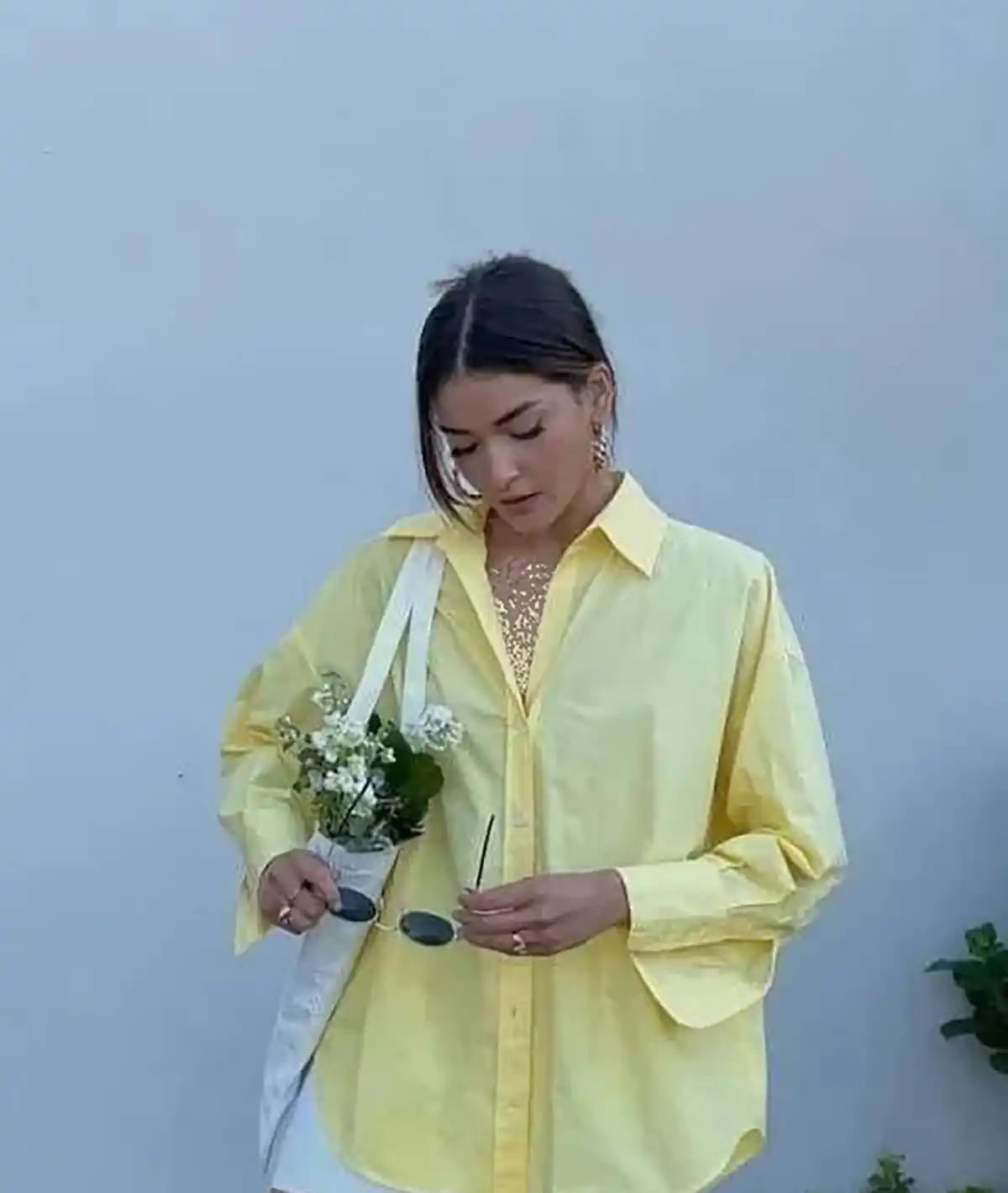مانتو پیراهنی زنانه زرد