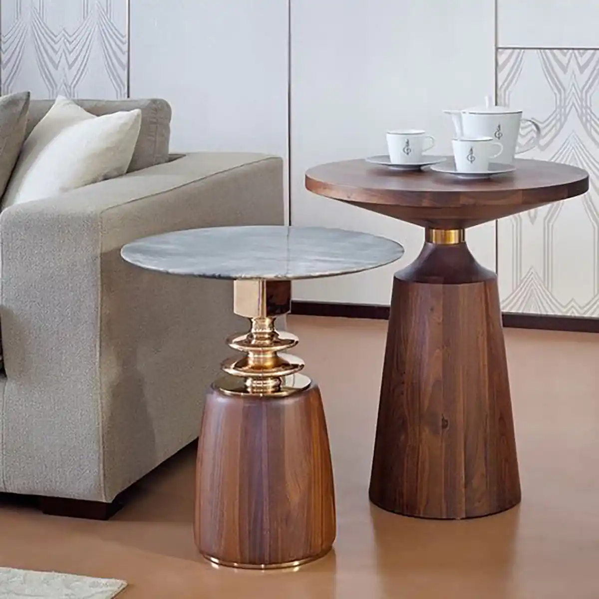 میز عسلی چوبی مدرن شیک