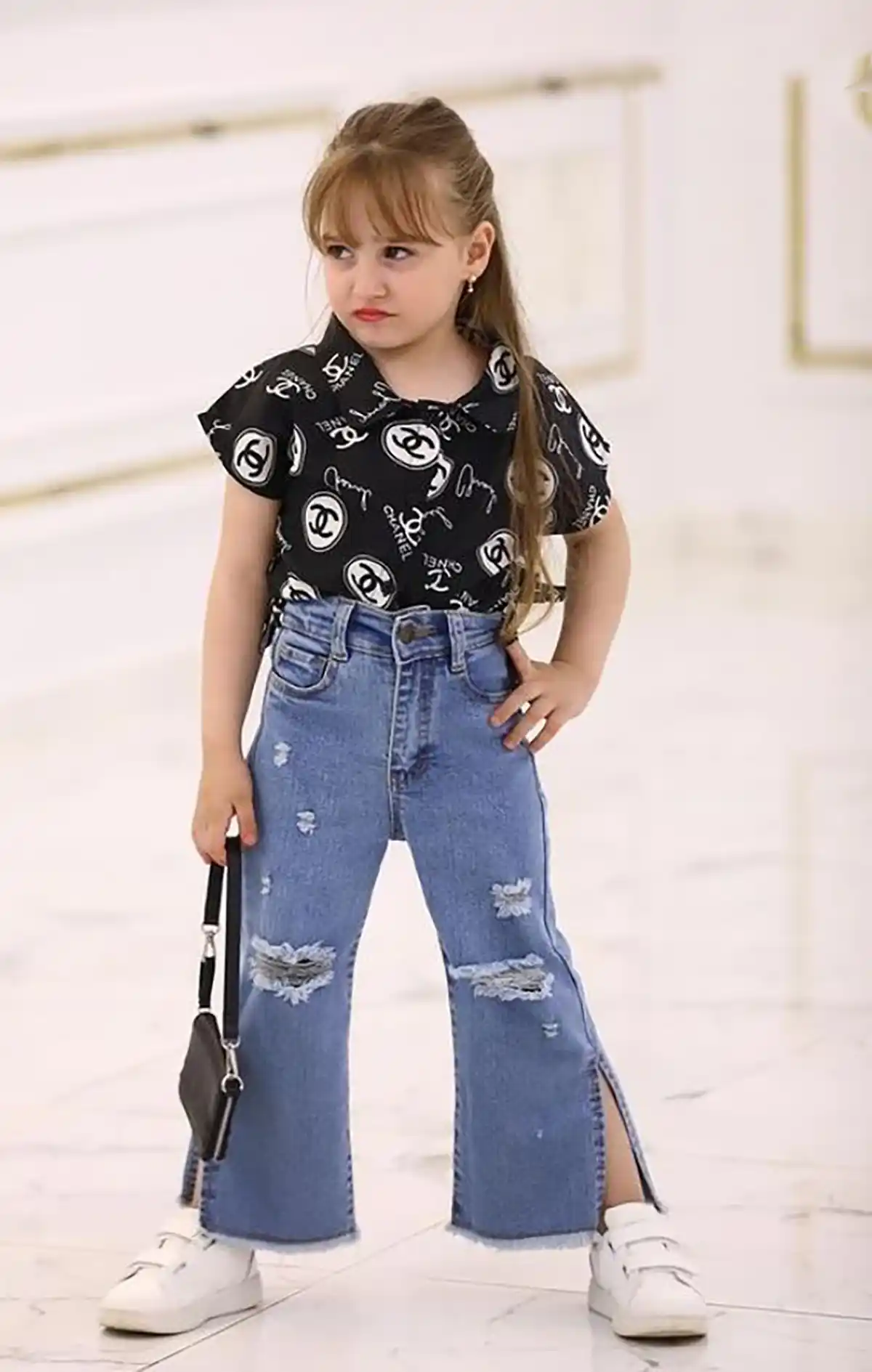 شلوار جین بگ بچگانه جدید