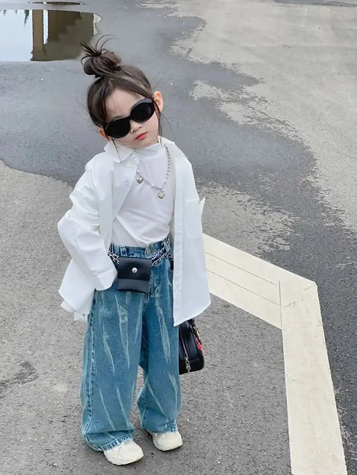 شلوار جین بگ بچگانه جدید