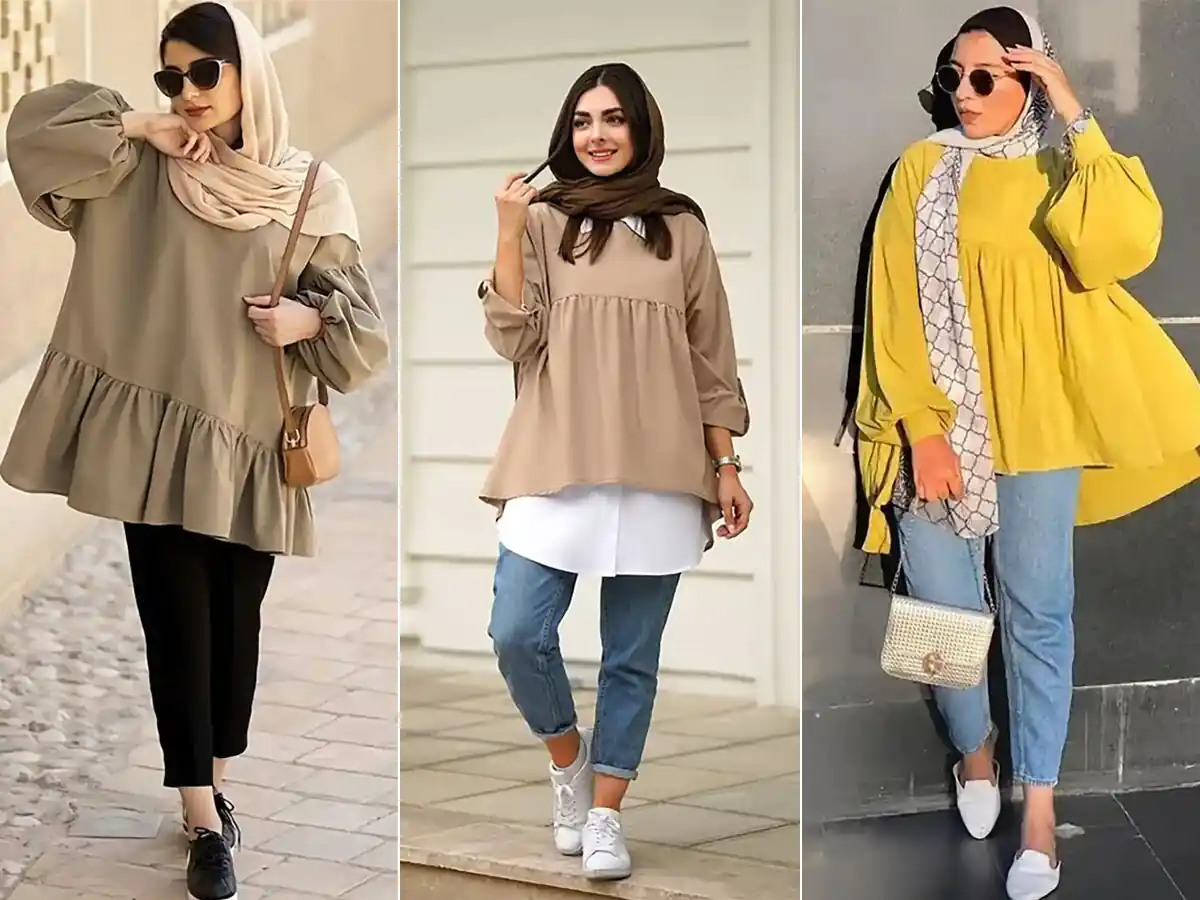 15 مدل شومیز مانتویی جلو بسته؛ ترکیبی از راحتی و زیبایی