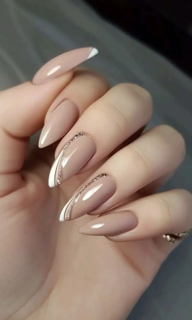 طراحی ناخن با رنگ نود