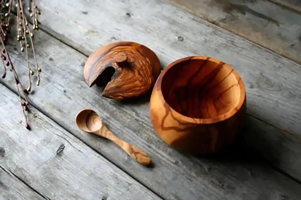 ظرف عسل چوبی