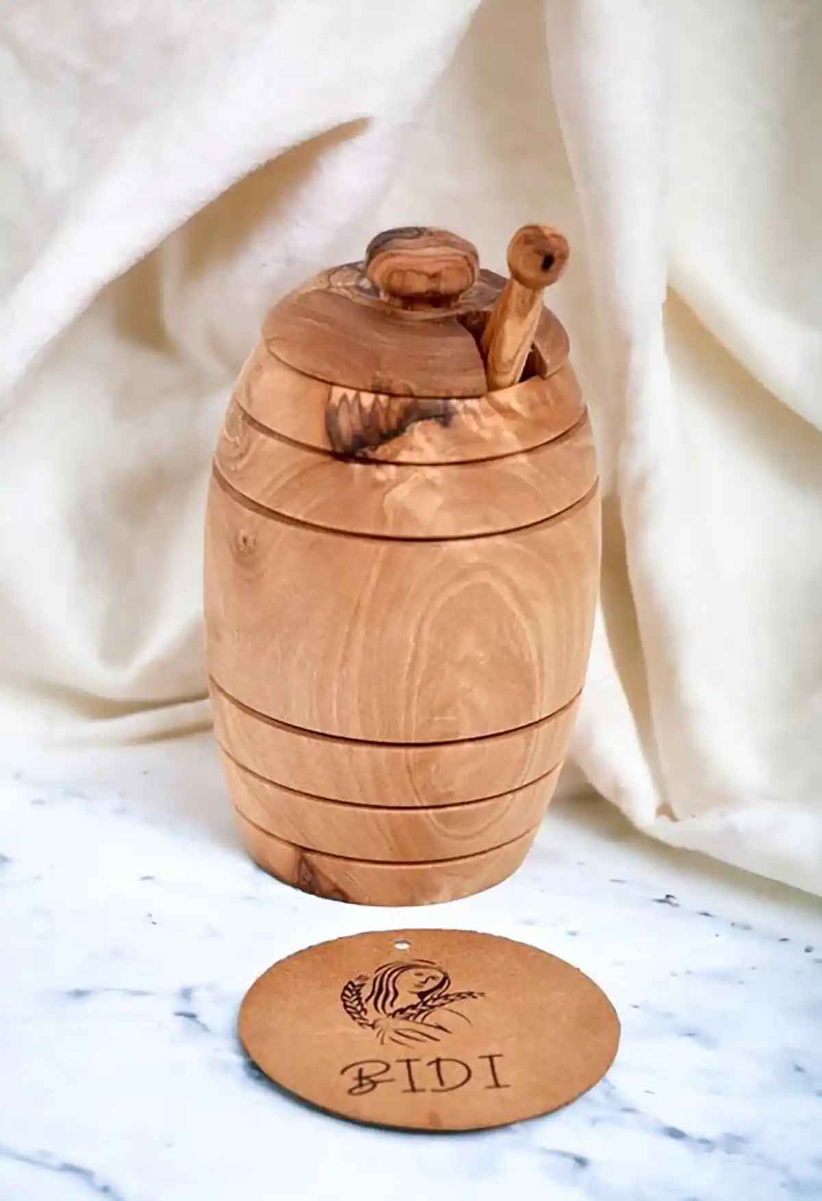 ظرف عسل چوبی