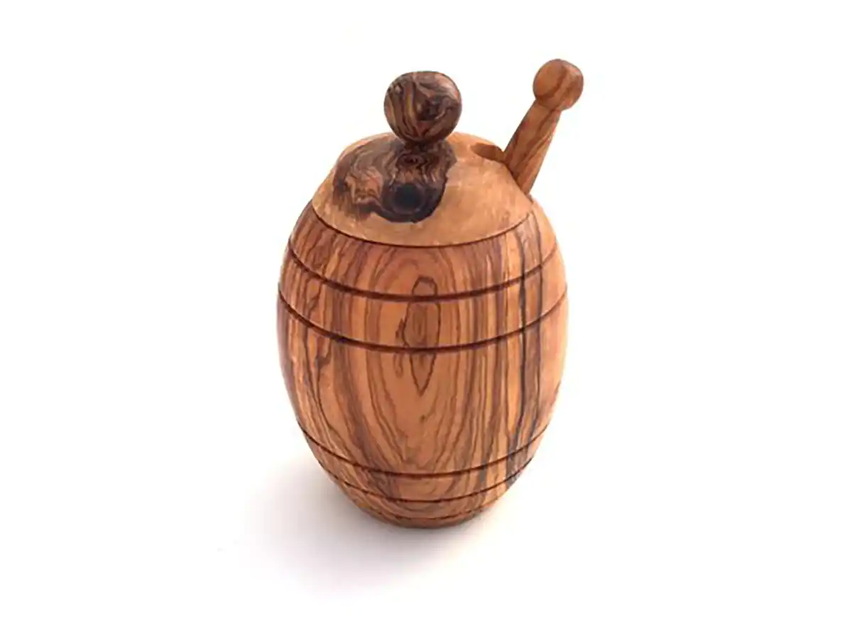 ظرف عسل چوبی