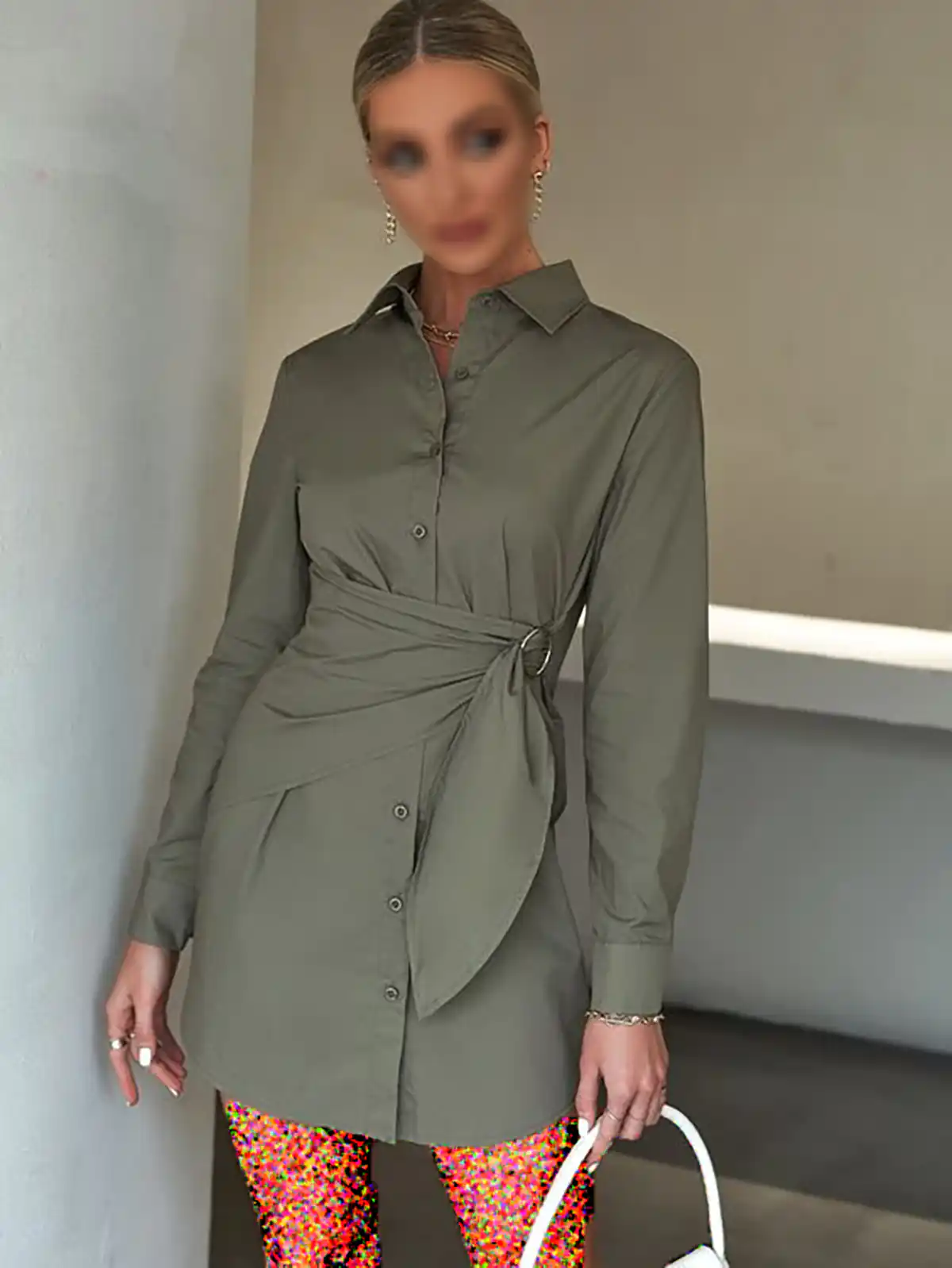 مانتو کتان رنگی ساده و یونیک زنانه