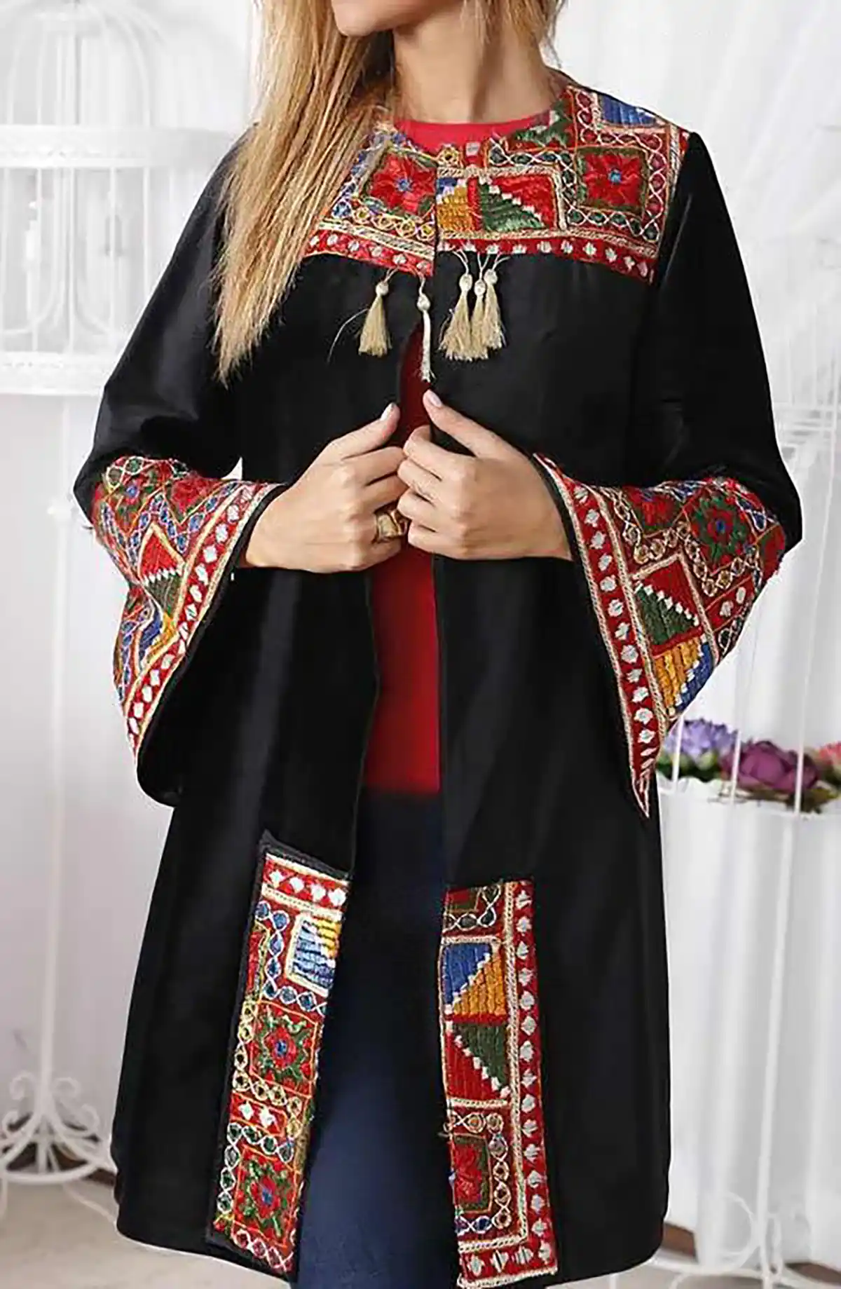 مدل مانتو سنتی مشکی