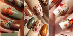 با دیزاین ناخن با برگ پاییزی، ناخن‌هات رو متفاوت کن؛ ۱۵ طرح خیره‌کننده