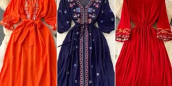 ماکسی نخی سنتی زنانه؛ ۱۵ عکس الهام‌بخش برای ظاهر بی‌نظیر
