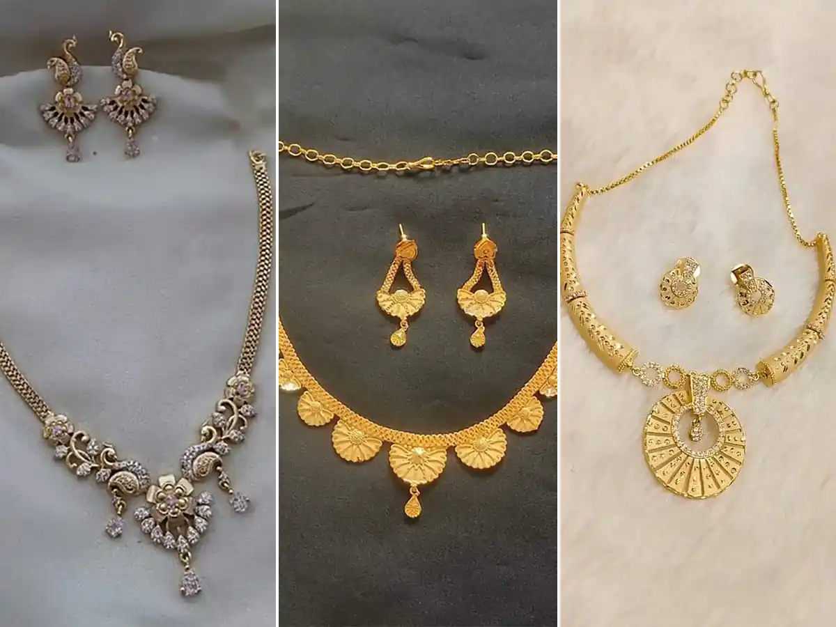 مدل گردنبند گوشواره طلا؛ ۱۵ طراحی بی‌نظیر که زیبایی شما را دوچندان می‌کند