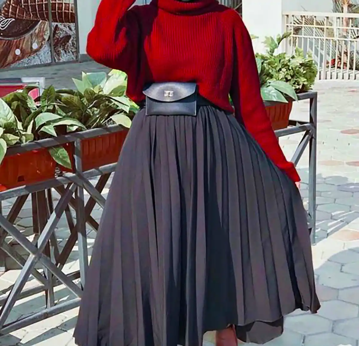 دامن کلوش پاییزی زنانه