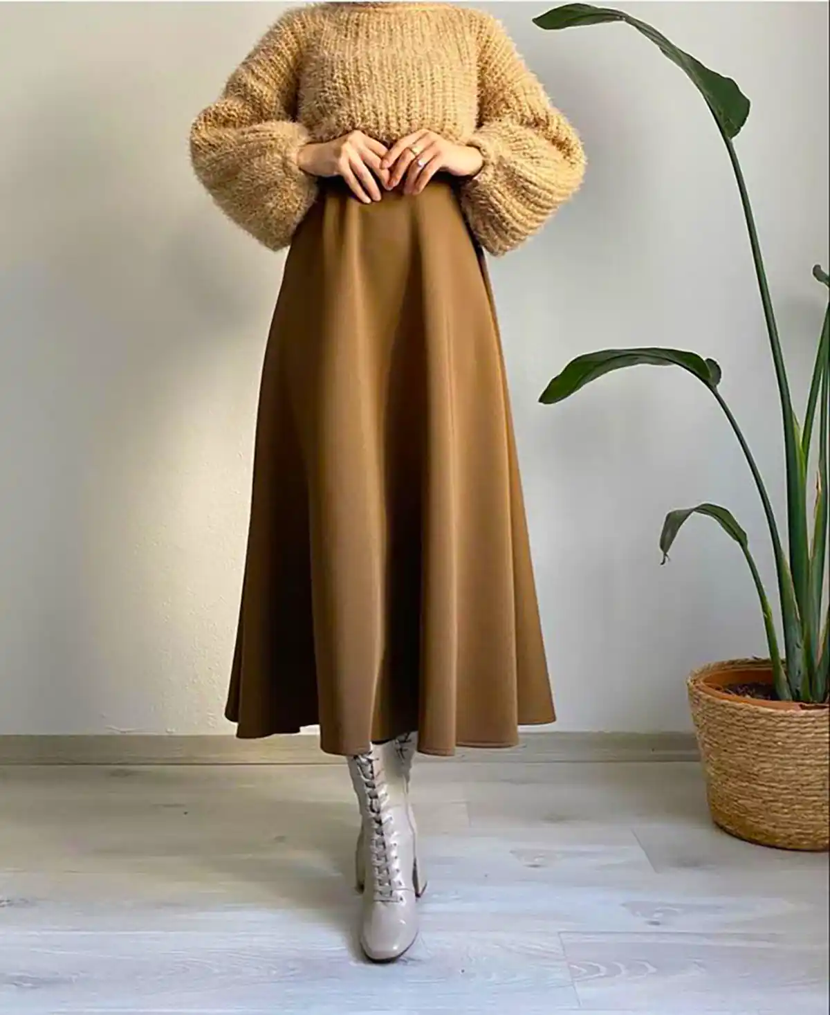 دامن کلوش پاییزی زنانه