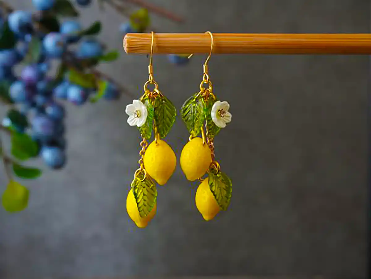 گوشواره فانتزی دخترانه میوه