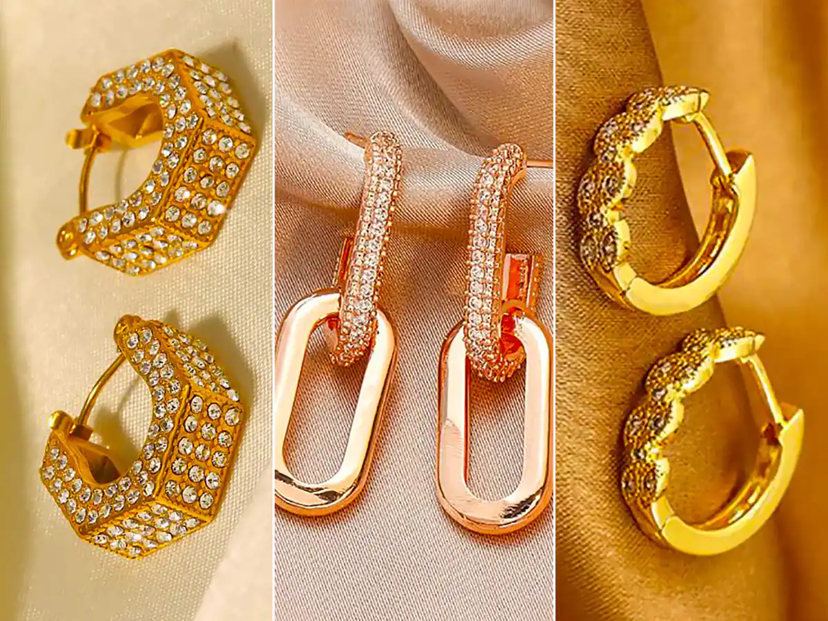 گوشواره حلقه‌ای خیره‌کننده؛ ۱۵ عکس از زیباترین انتخاب‌ها برای مجالس