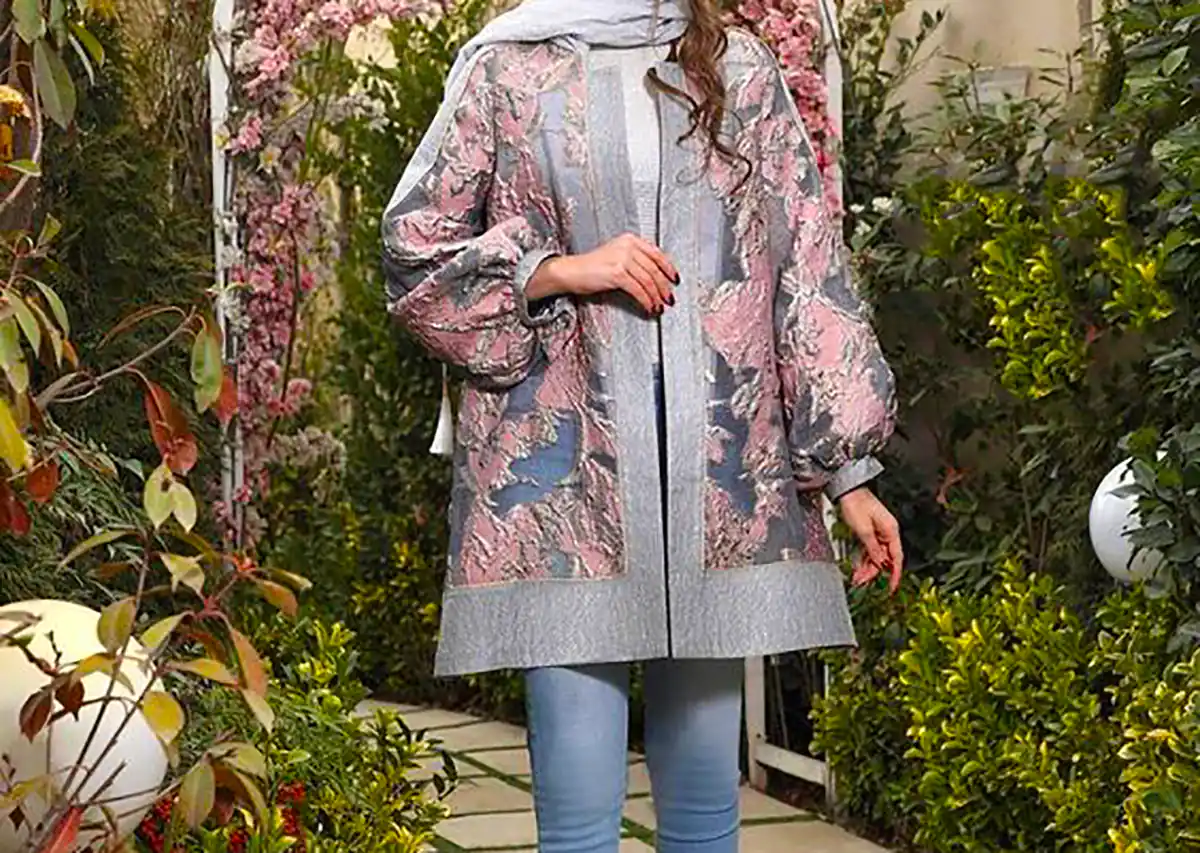 مانتو کتی ژاکارد جدید