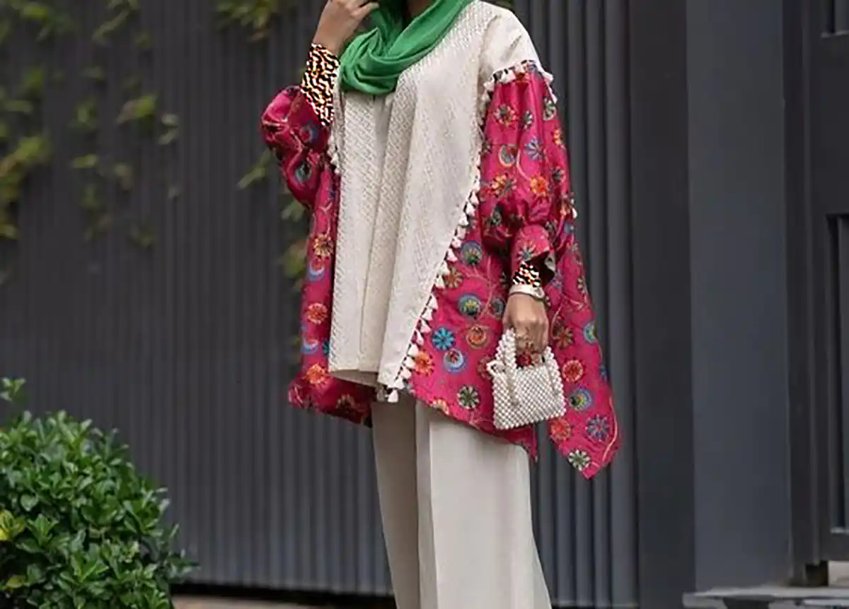 مانتو کتی ژاکارد جدید