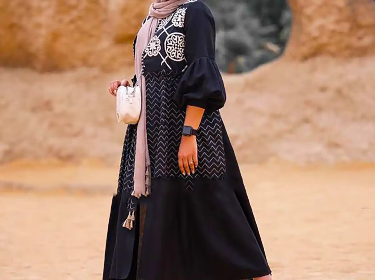 مانتو مشکی یونیک مد روز