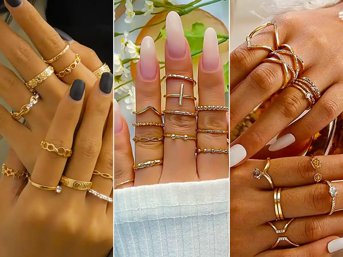 ۱۵ مدل محبوب از ست انگشتر ژوپینگ دخترونه؛ انتخابی بی‌نظیر برای هر سلیقه