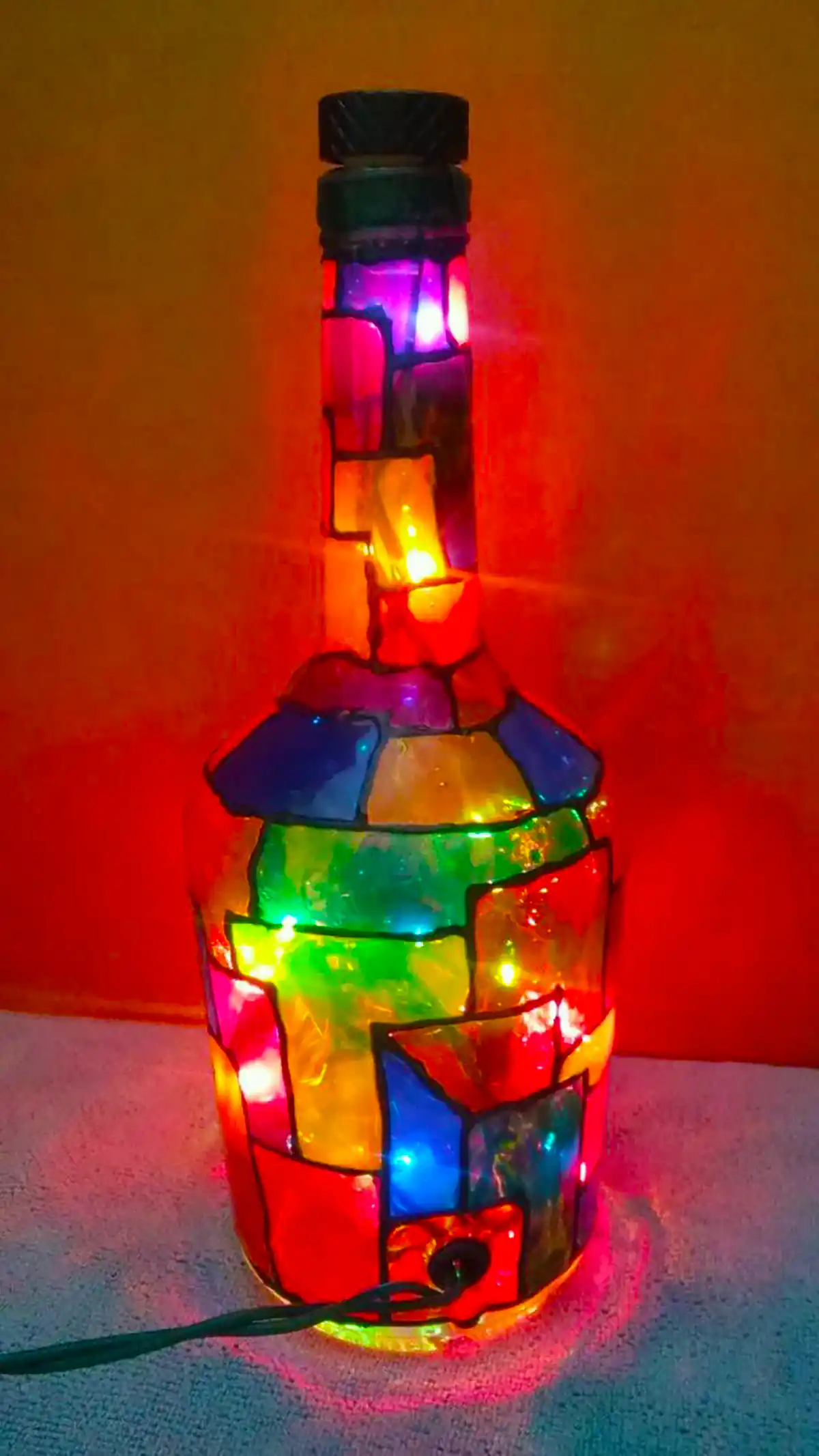 بطری دکوراتیو شب نما