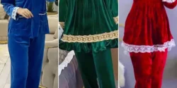 لباس خونگی مخمل دخترانه؛ ۱۵ طرح جدید برای استایل خانگی شیک