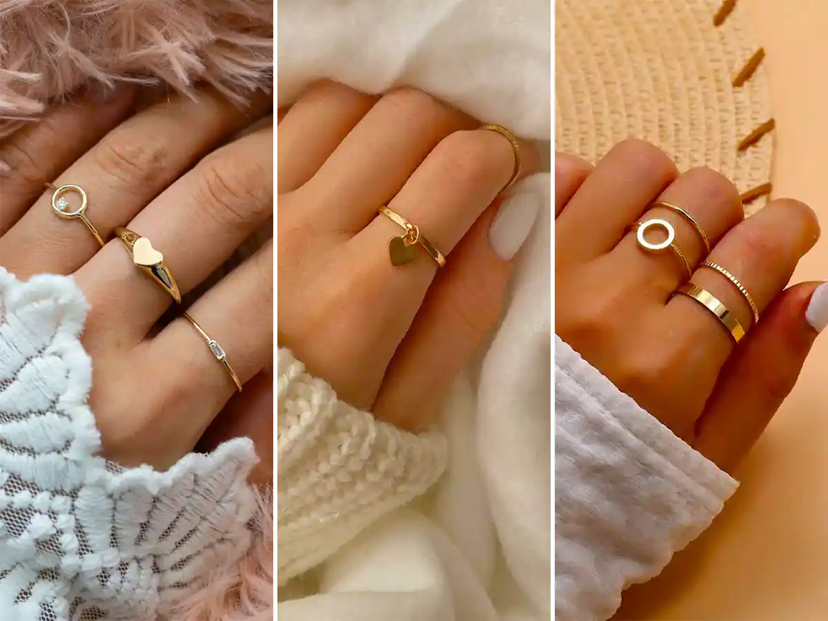 ۱۵ مدل انگشتر مینیمال دخترونه با طراحی ساده و مدرن