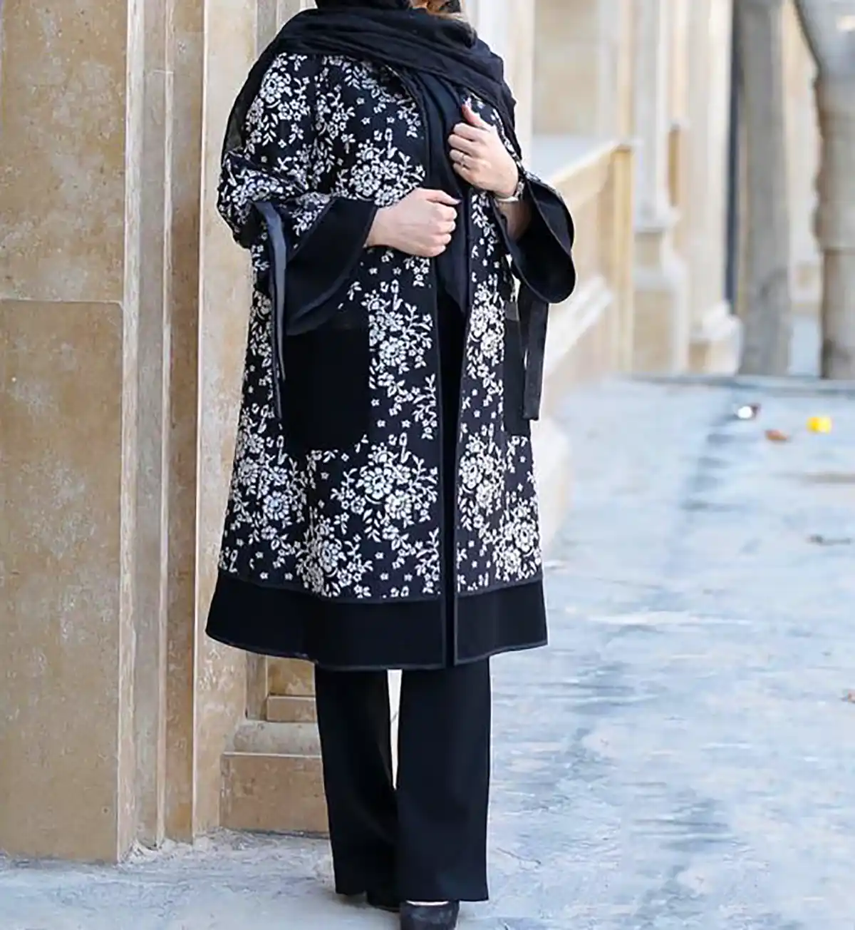مانتو کار شده مجلسی شیک