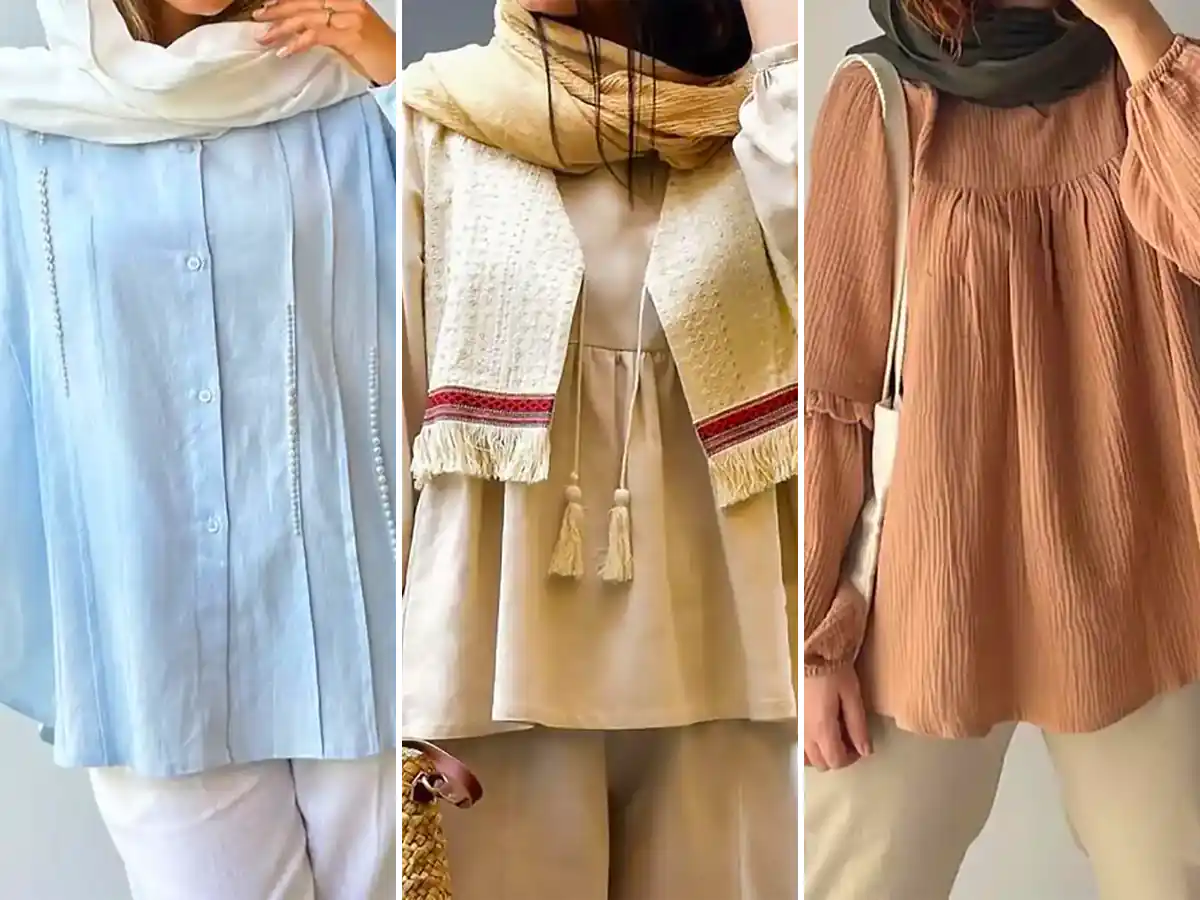 مانتو پیراهنی شیک واسه استایل راحت و خوشگل؛ ۱۵ پیشنهاد عالی
