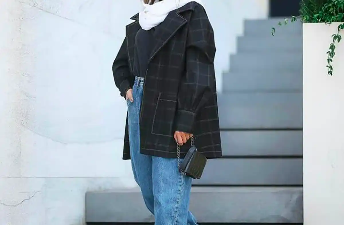 مانتو مشکی ترند لاکچری زنانه