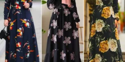 پیراهن بلند گلدار شیک؛ ۱۵ مدل متفاوت برای هر سلیقه