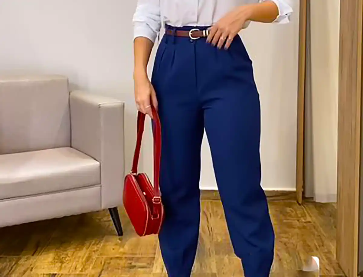 شلوار پارچه ای اسپرت دخترونه