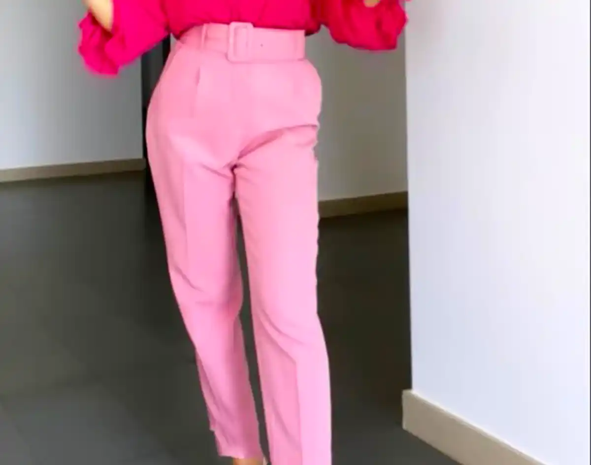 شلوار پارچه ای اسپرت دخترونه