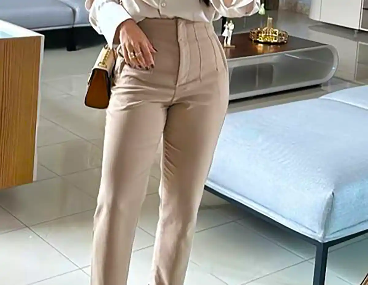 شلوار پارچه ای اسپرت دخترونه