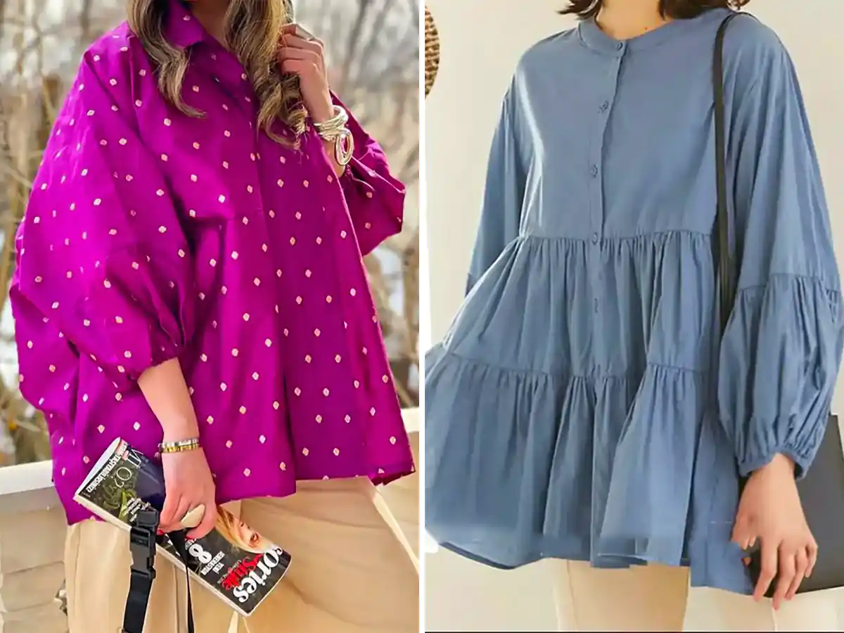 کالکشن ۱۵ مدل مانتو پیراهنی جلو بسته کوتاه؛ از استایل‌های اسپرت تا مجلسی