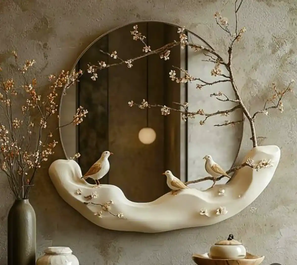 آینه دیواری دست ساز