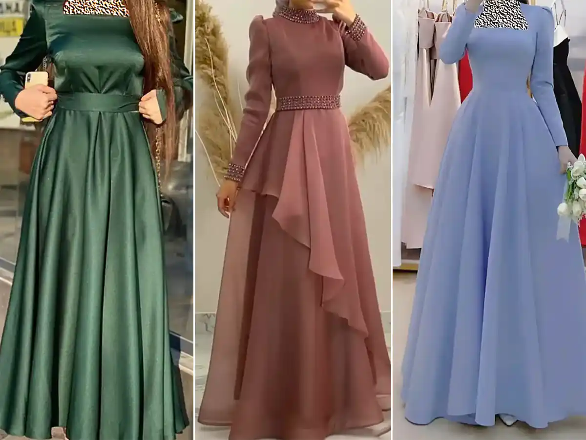 لباس پوشیده زنانه ساده