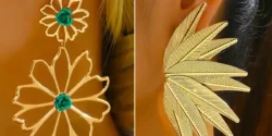 گوشواره بزرگ طلا؛ ۱۵ مدل زنانه خاص و لاکچری برای تیپ‌های مجلسی و اسپرت