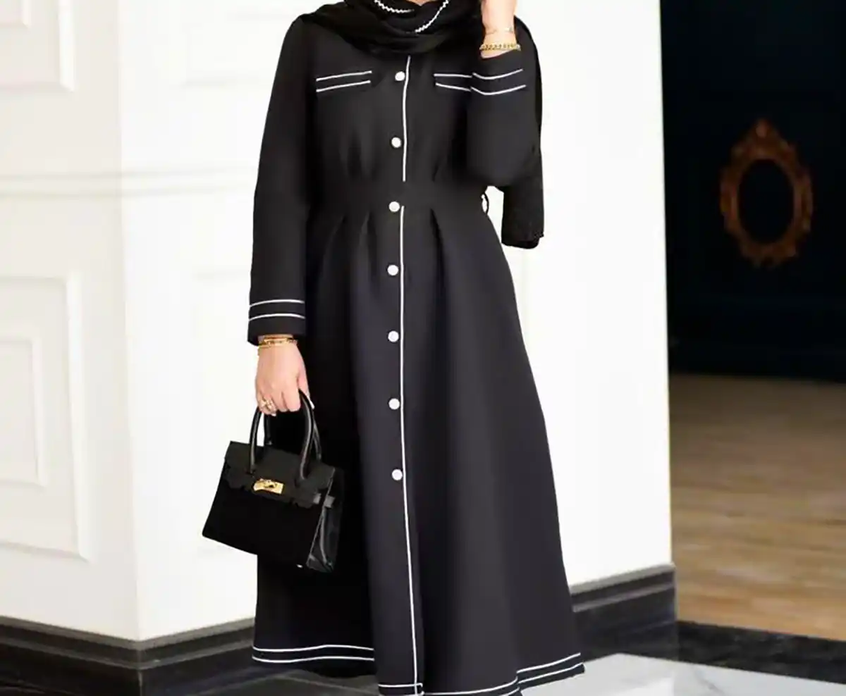 مانتو پوشیده زنانه زیبا