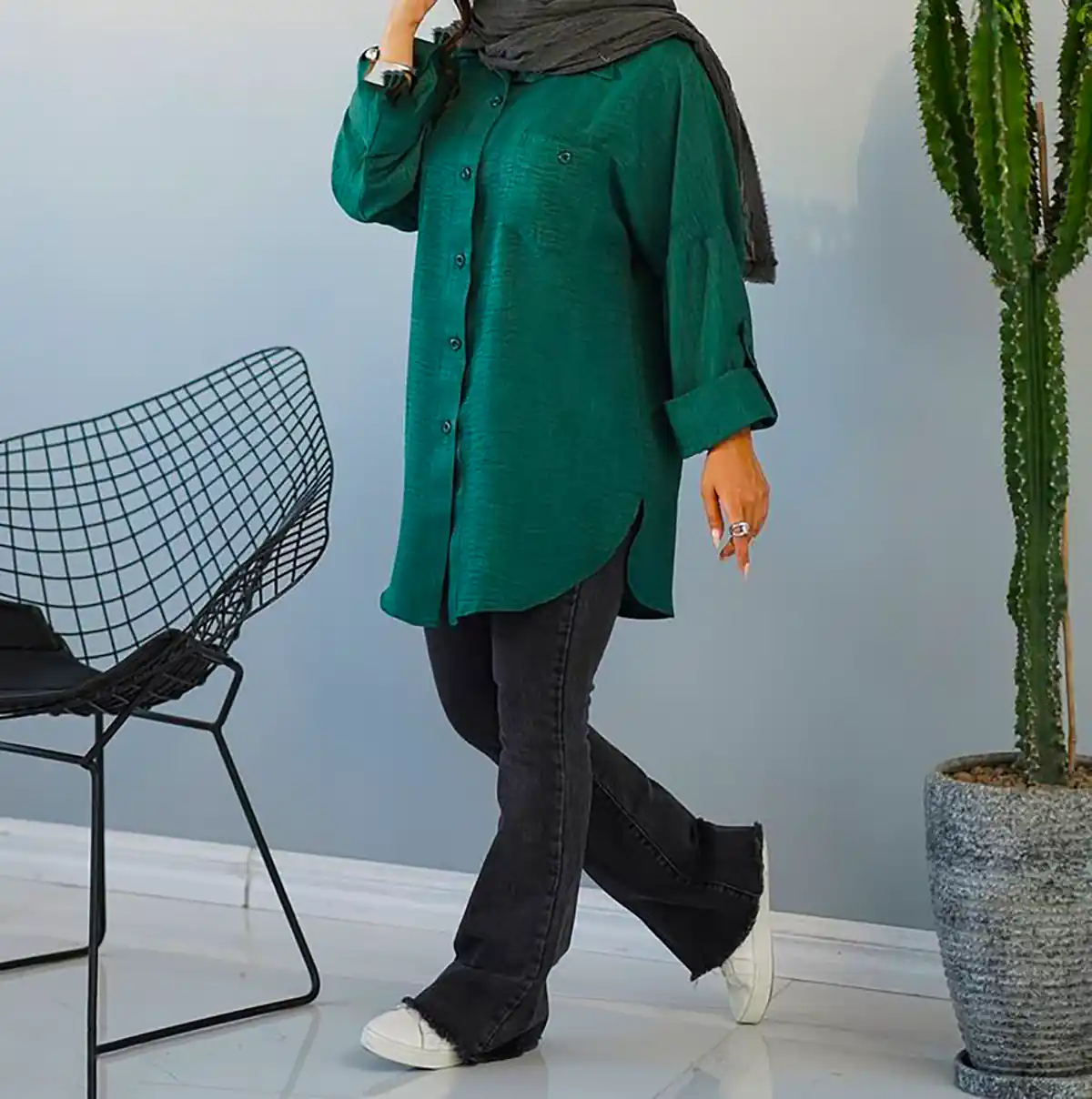 مانتو پوشیده زنانه زیبا