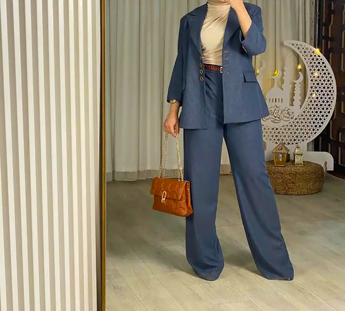 ست شومیز شلوار بیرونی شیک