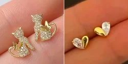 گوشواره ظریف میخی؛ ۱۵ مدل به‌روز و جذاب برای خانم‌های خوش‌سلیقه