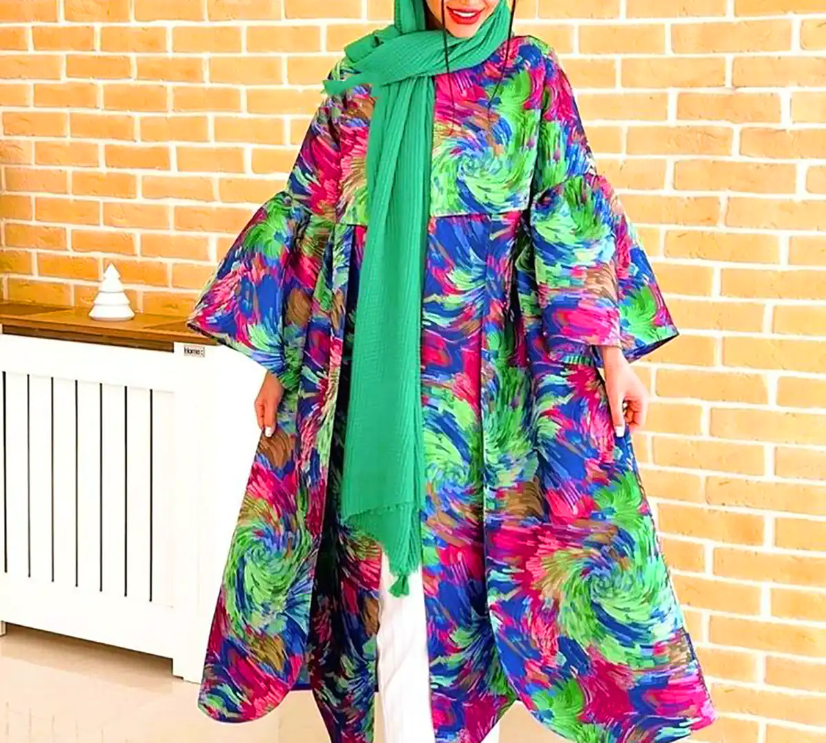 مانتو رنگی شیک و ترند
