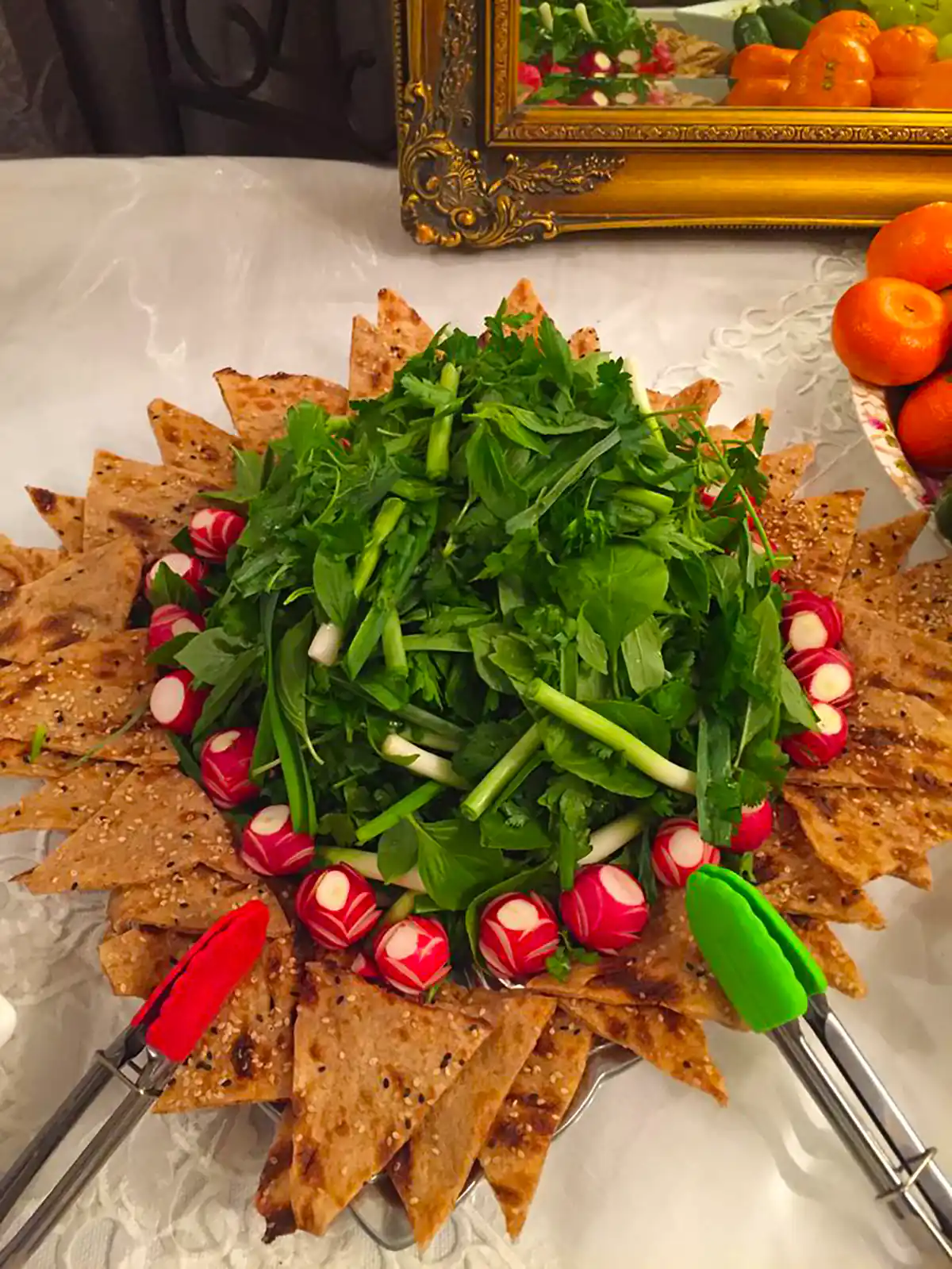 تزیین سبزی خوردن