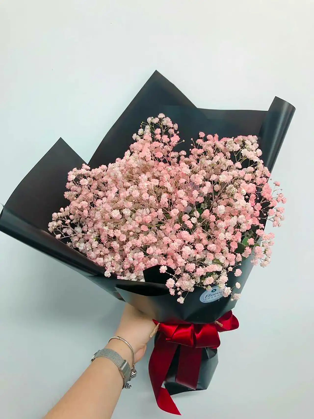 دسته گل ژیپسوفیلا صورتی