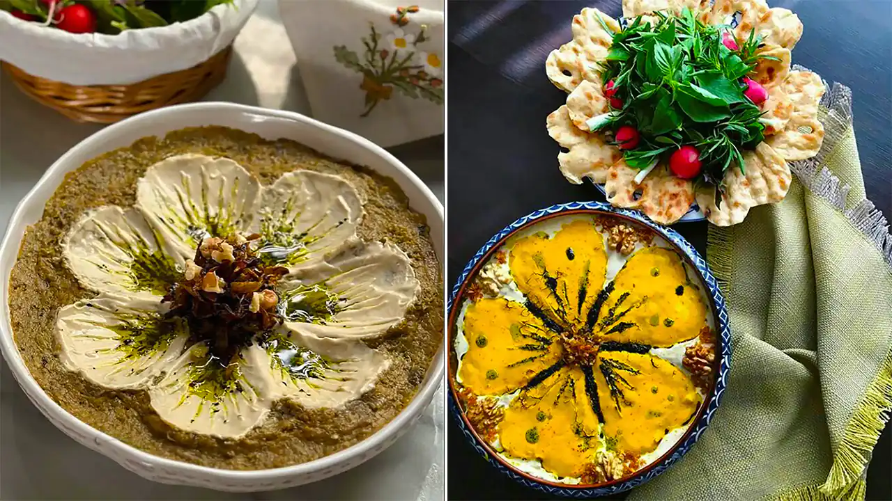 دیزاین شیک کشک بادمجان؛ ۱۵ عکس جذاب با ایده‌هایی خاص برای سفره مهمانی