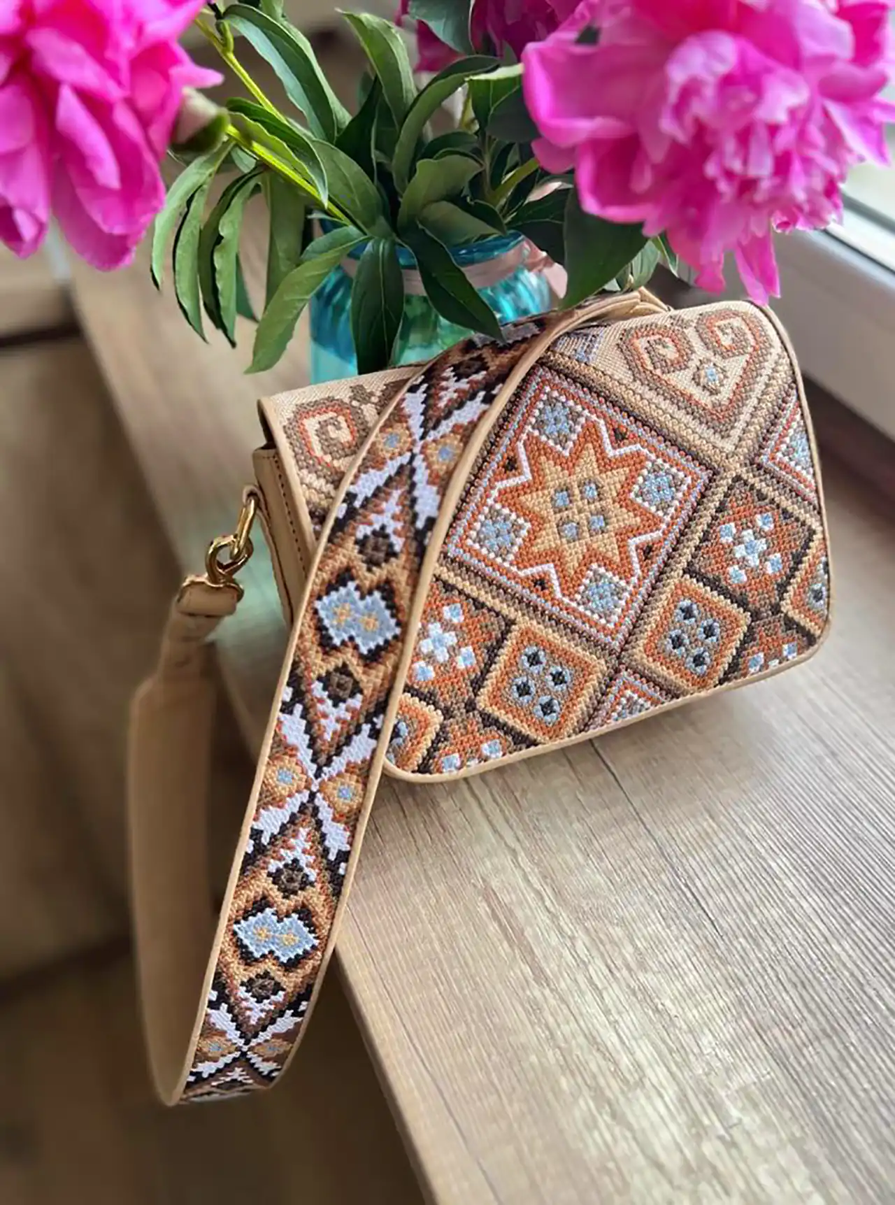 کیف شماره دوزی شده شیک